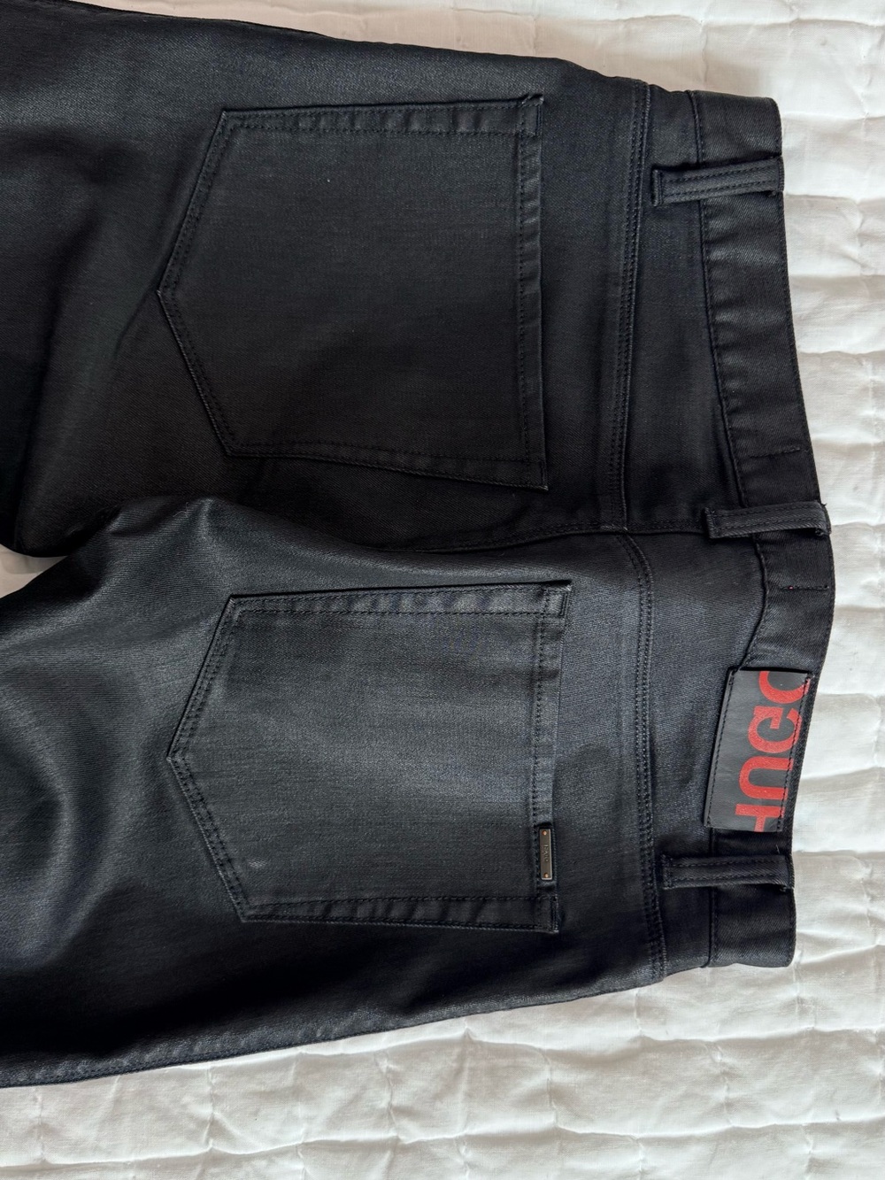 Hugo Boss Men's Black Jeans with Red Label - Picture 2 of 9